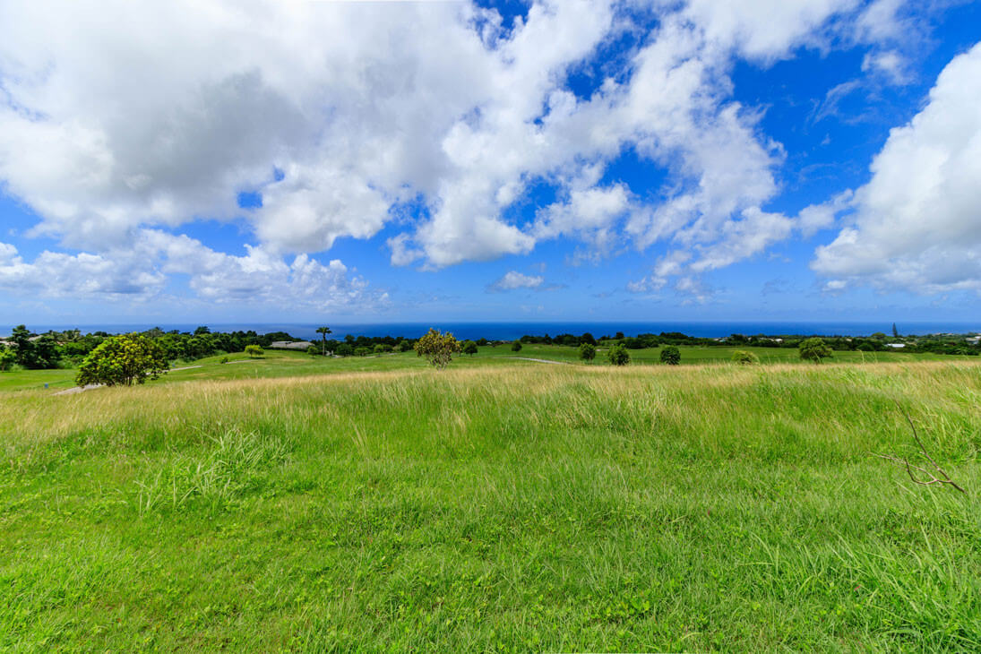 Apes Hill Lot J6 Barbados view to coast